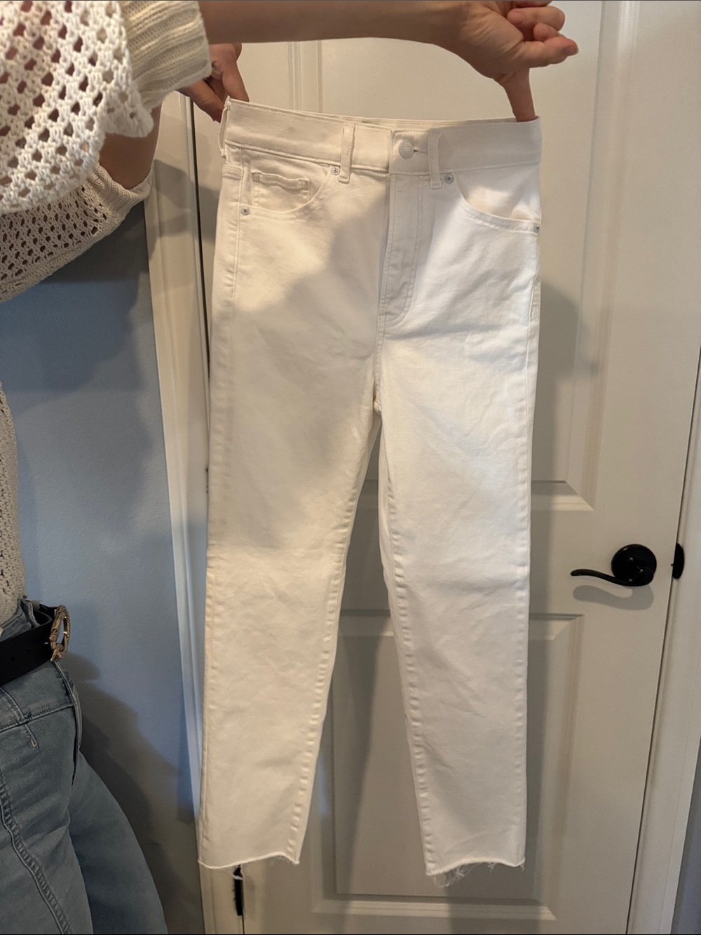 Express White Skinny Jeans